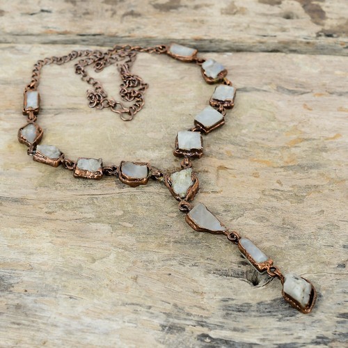 Rainbow moonstone rough - rainbow, copper